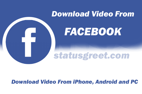 How to download video from facebook