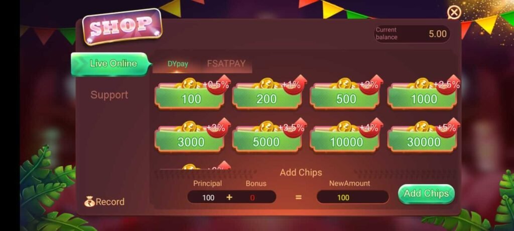 Teenpatti Alano2 Add Cash